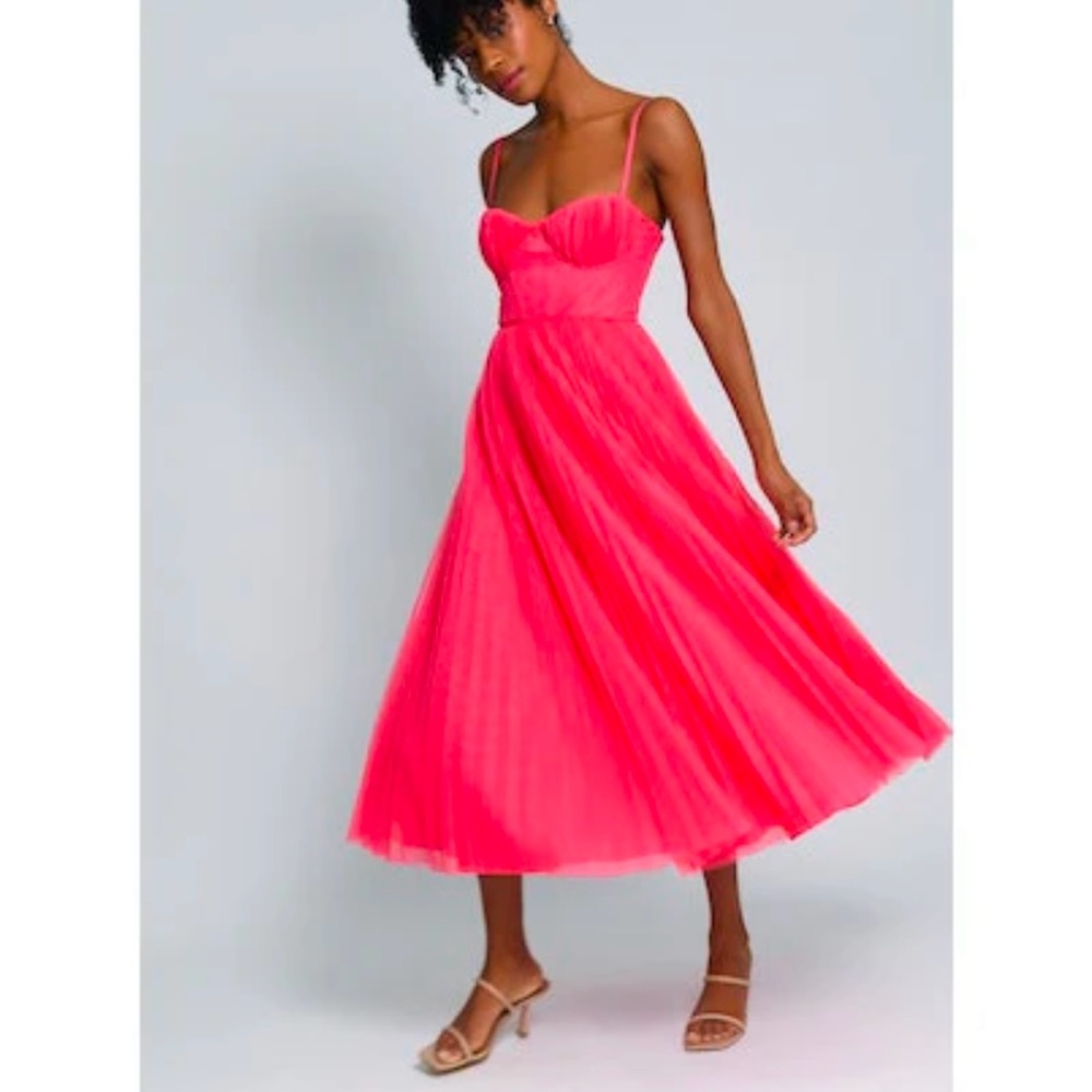 Hutch Pink Sleeveless Sundress for Weddings